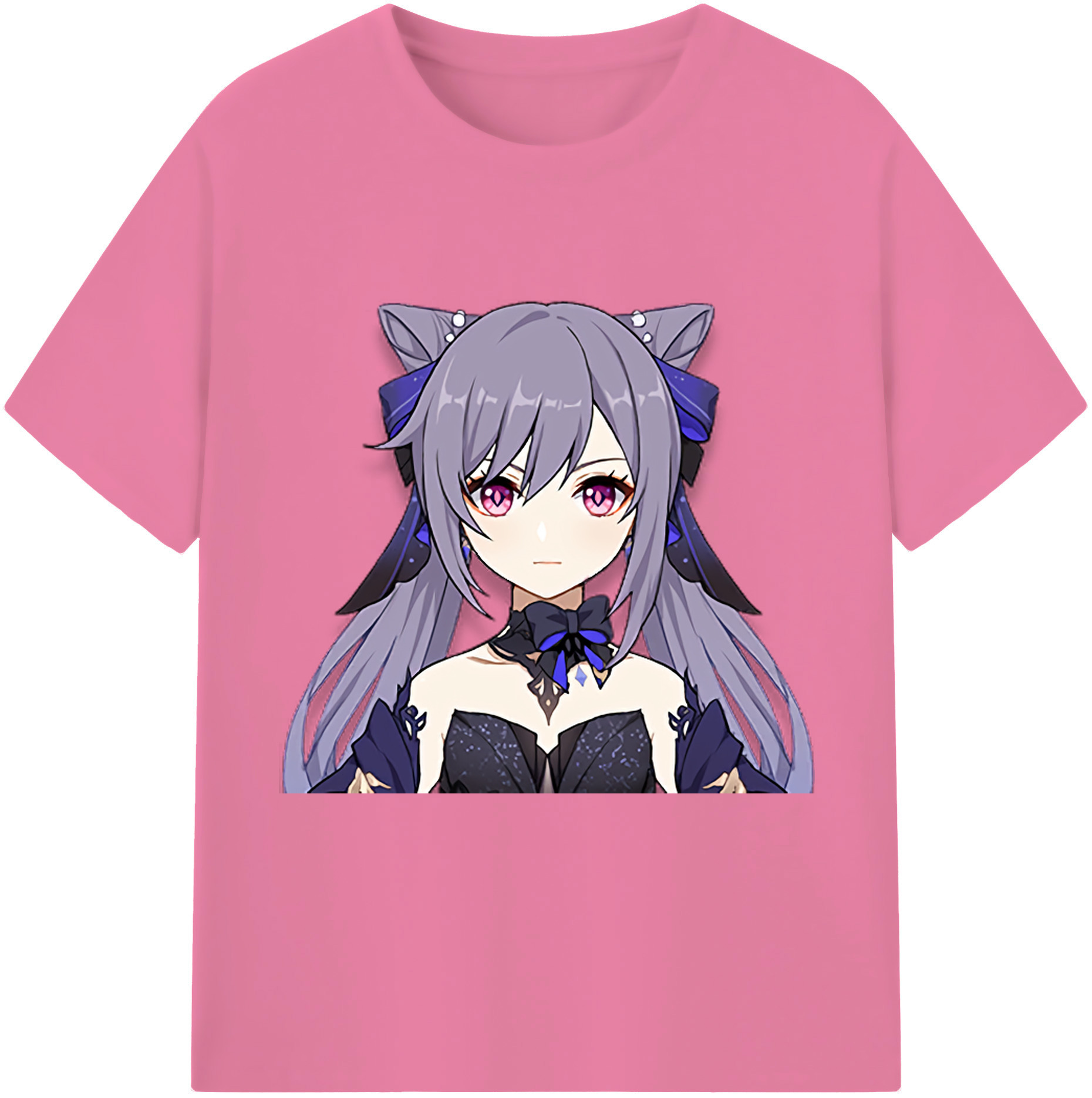 げんし神 刻晴 こくせい genshin Kokusei 綿100％半袖Tシャツ（フロントプリント）